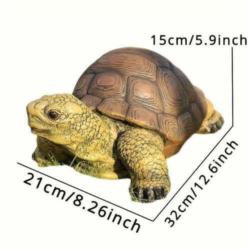 カメ 置物 像 動物 屋外庭園 レジンクラフト アートオーナメント