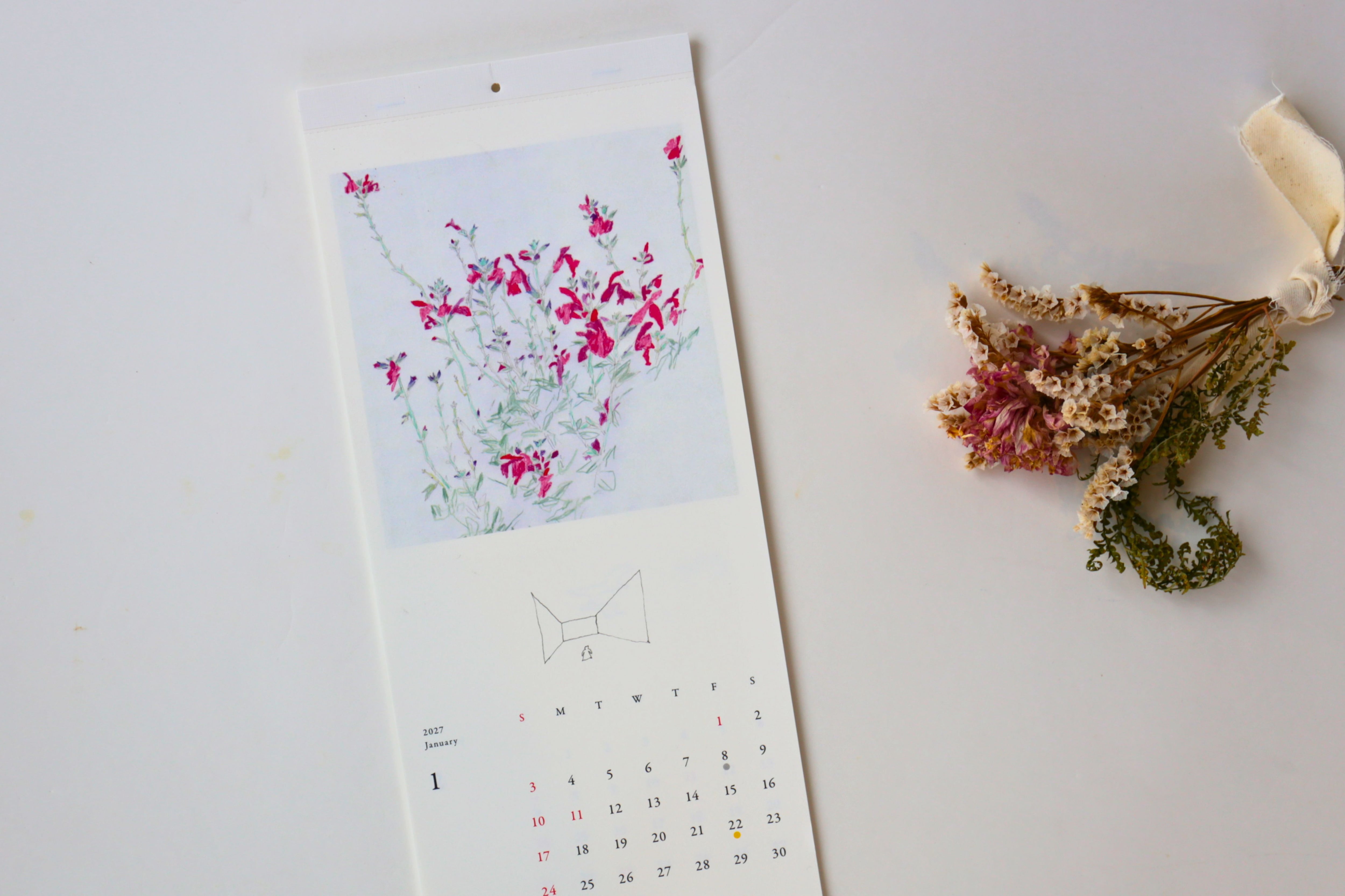 「TAKU HOTEHAMA CALENDAR」/保手濱拓 (ほてはまたく)2027 カレンダー