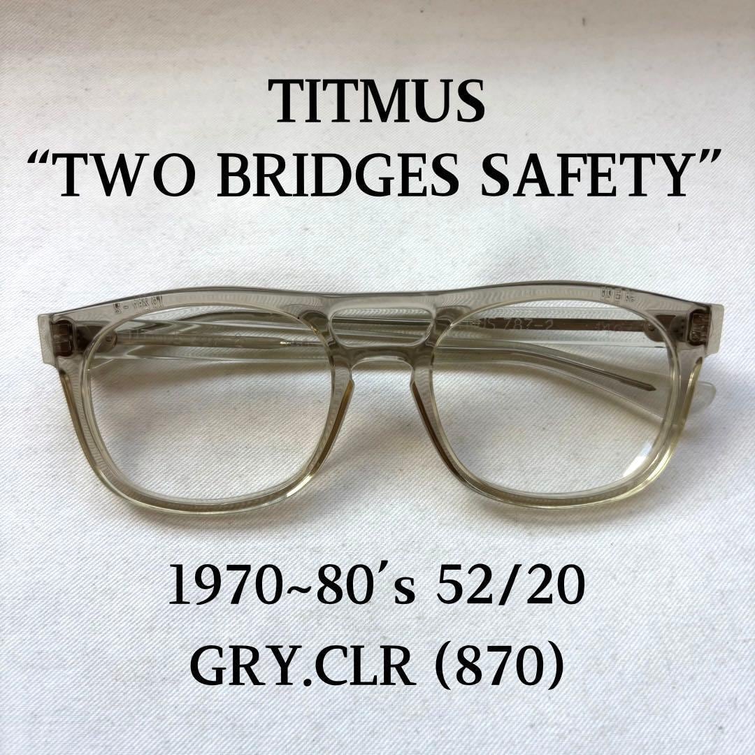 TITMUS サングラス ビンテージ ティトマス ツーブリッジ クロス