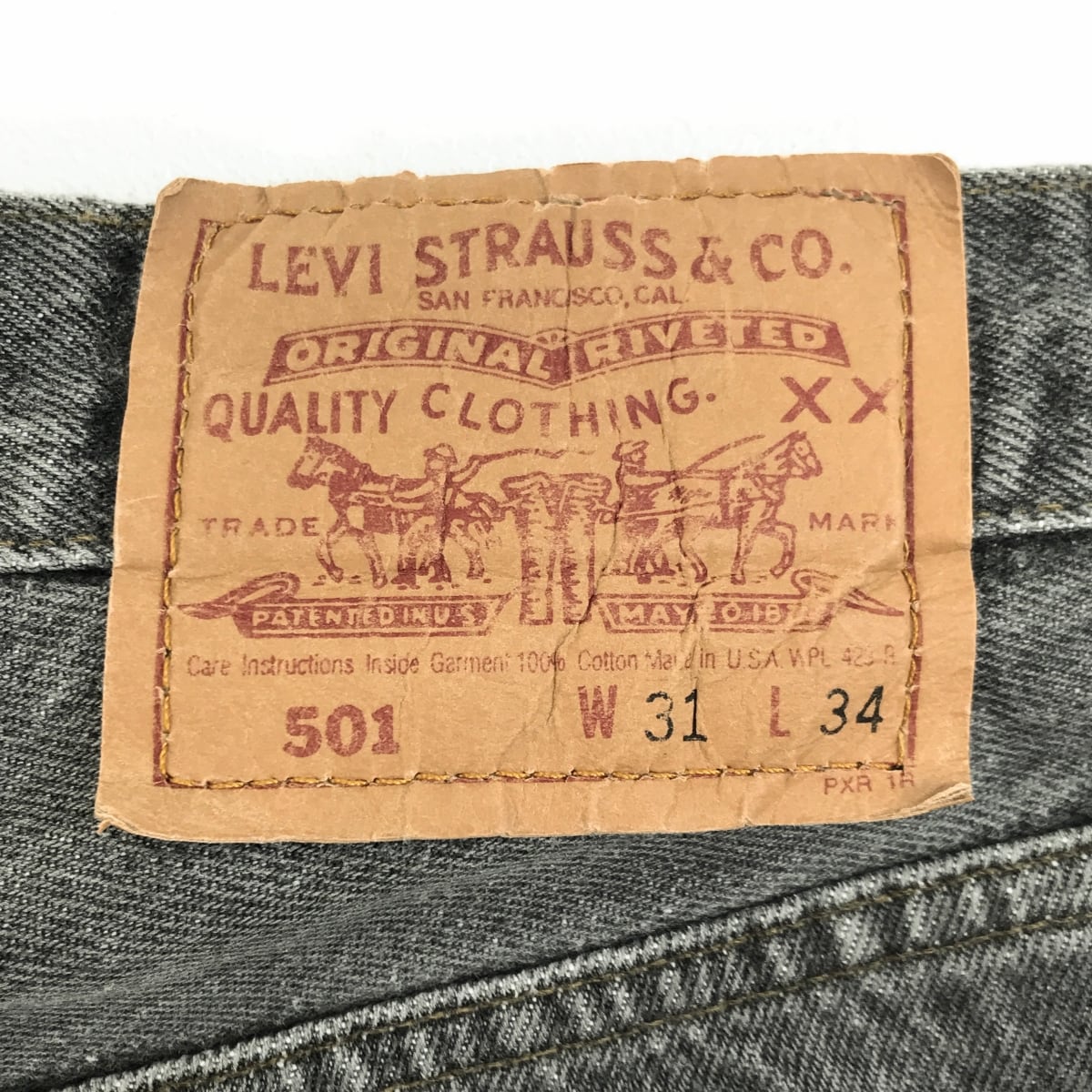 LEVI'S リーバイス 90年代 USA製 501- 0656 刻印 520 先染め ブラック