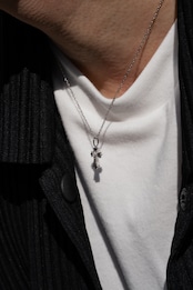 1/10(sat)発売【Cross Luxe Necklace】/ SILVER