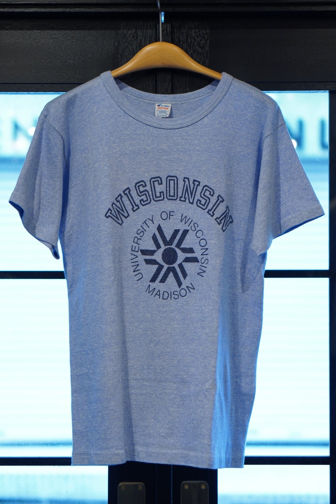 80s Champion 88⁄12 Vネックt 3段プリント トリコタグ レア 80s