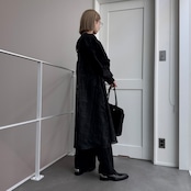 2wayシアーチェックSK/ブラック