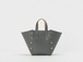 Hender scheme “ assemble hand bag wide S “ steel gray