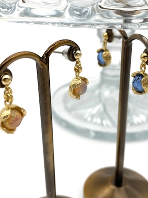 "in the rough" pierced earrings | gold（1pair）