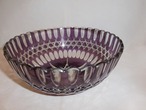 紫硝子鉢 glass bowl(purple color)  