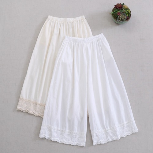 2色／レース貼りインナーパンツ ・9419