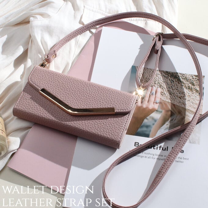 手帳型 iphone ケース ショルダー ストラップ ミラー付き かわいい 14 14pro 13 12 pro SE おしゃれ スマホケース 12 mini 11 カード収納 可愛い シンプル マグネット