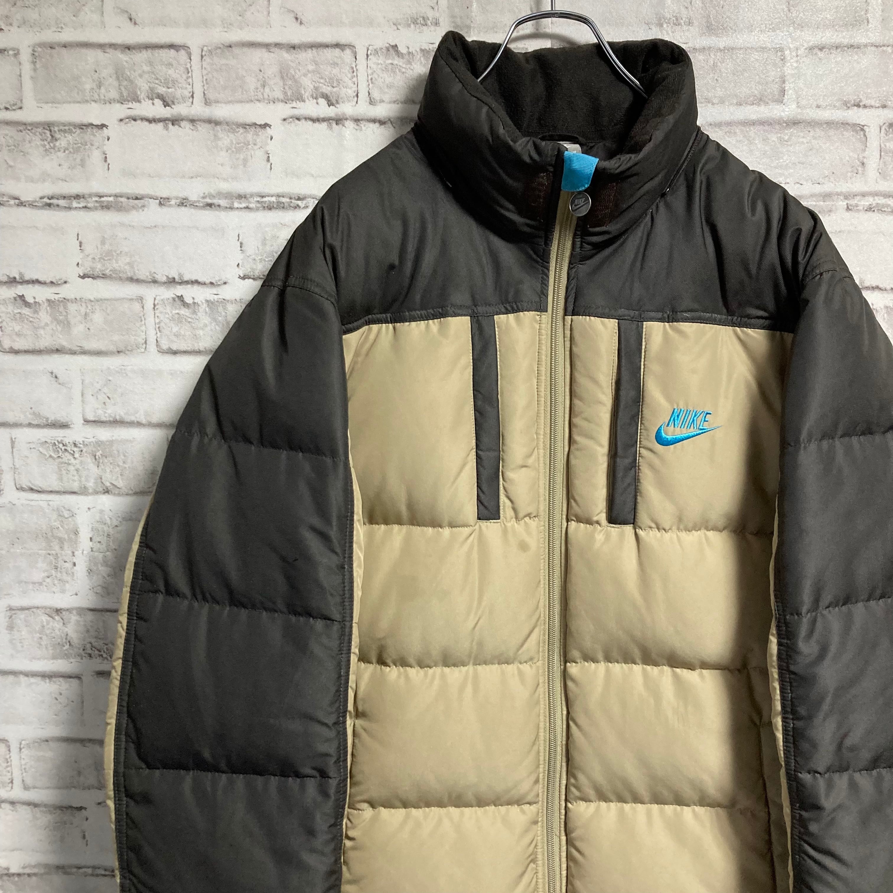 NIKE】Down Jacket L ナイキ ダウンジャケット アウター 刺繍ロゴ 胸 ...