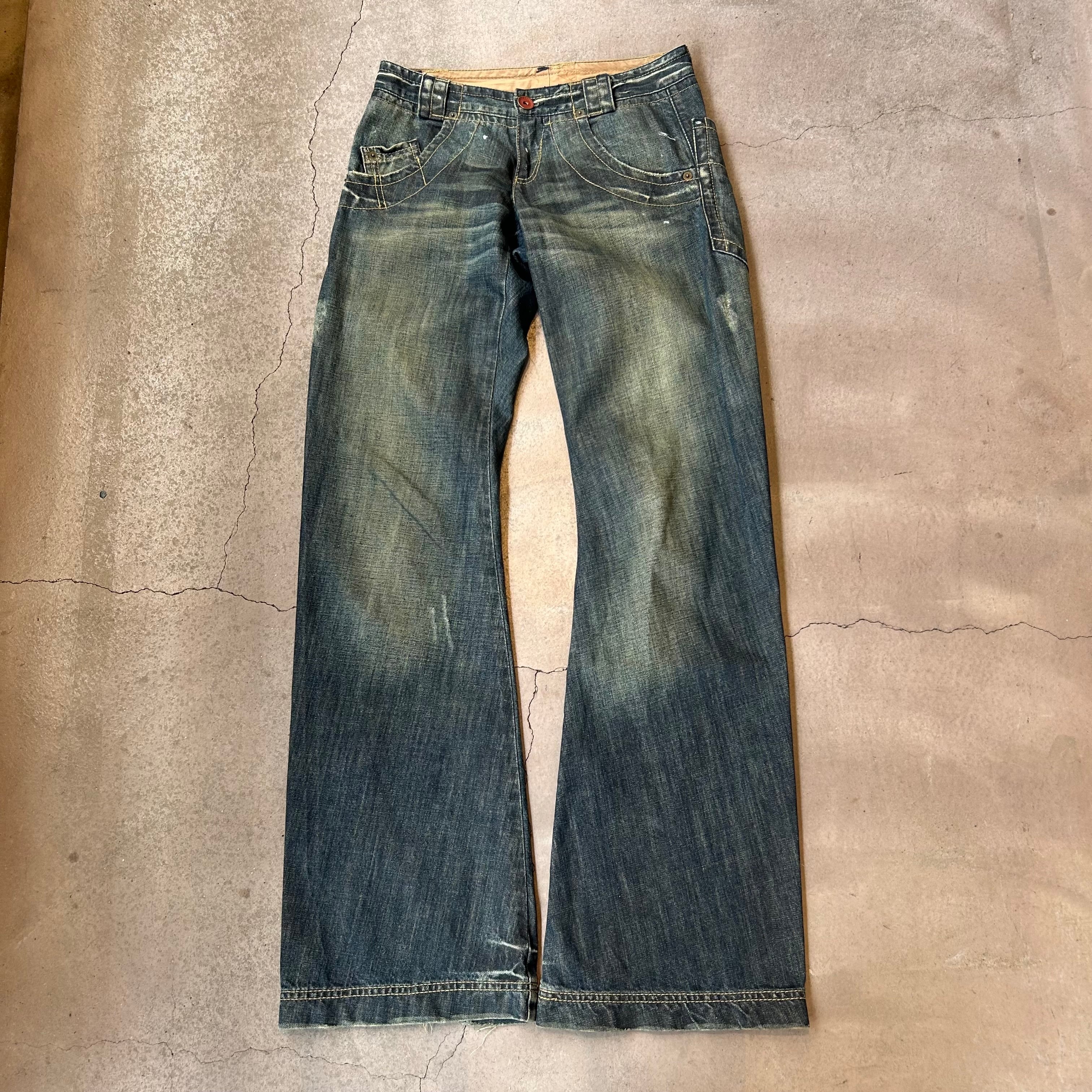 80s】US.Levis リーバイス 42TALONジッパー 42タロンジップー ボタン裏