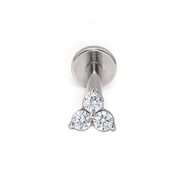 ボディピアス プッシュピアス 20G 18G 16G 14G 全2サイズ トリニティ