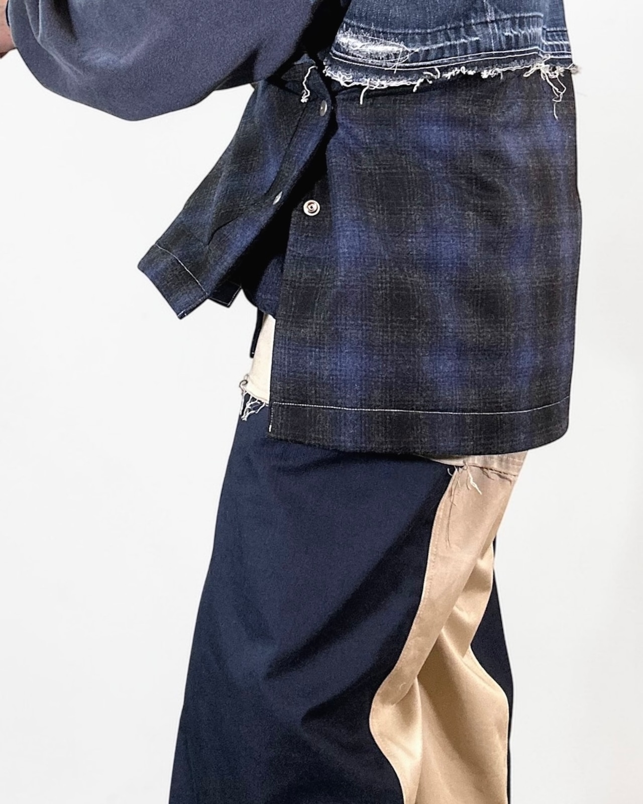 MK27A-V-01  CLOAK-VEST  #BLU  TYPE２
