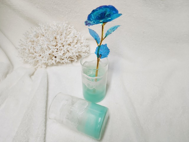 390.オーシャンレジンアート マルチグラス