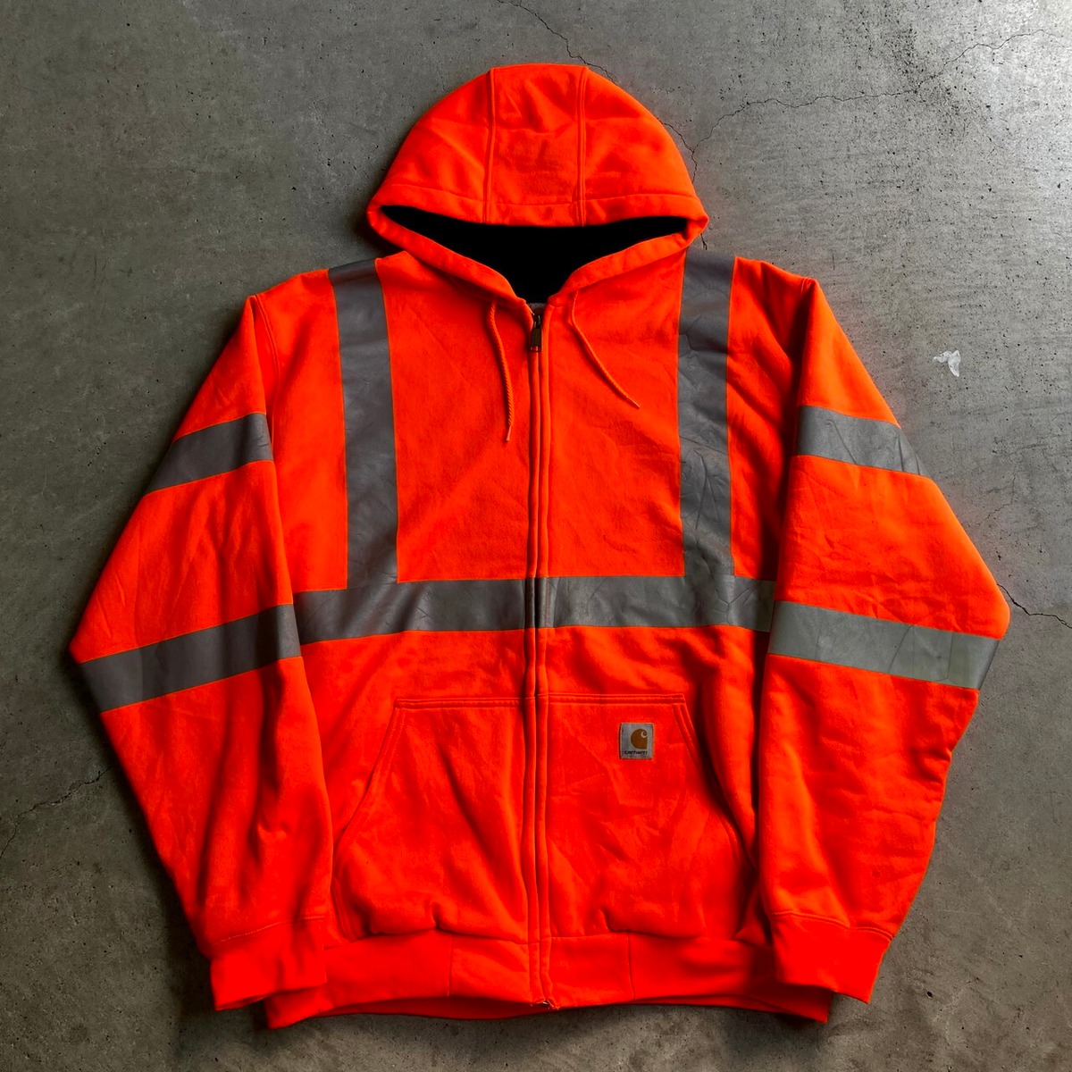 ビッグサイズ Carhartt カーハート 蛍光 リフレクター スウェット 