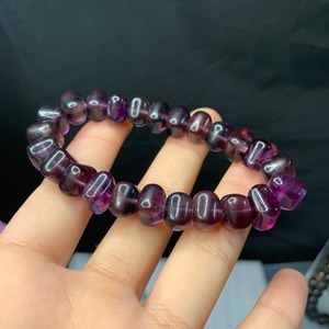 b149 パープルスクエアフローライトブレスレット
