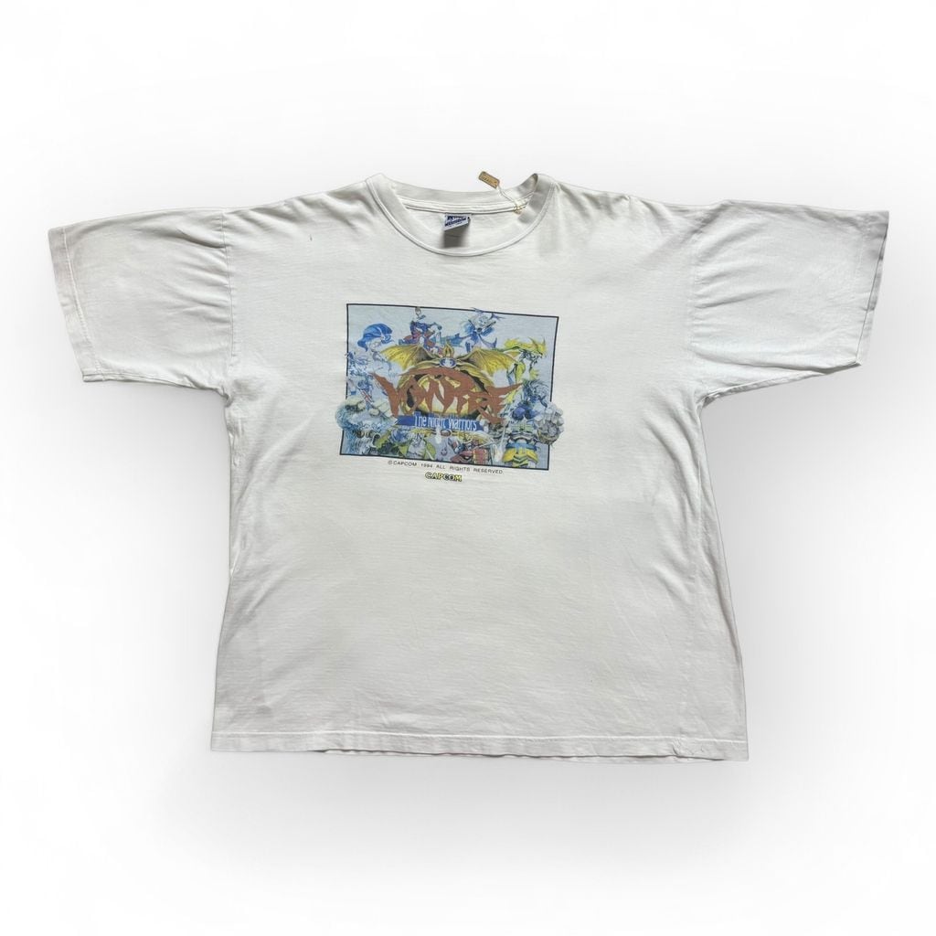 ヴァンパイアハンター Tシャツ ゲーム カプコン CAPCOM ビンテージ 90s CAPCOM VAMPIRE The Night Warriors Tシャツ USA JACK