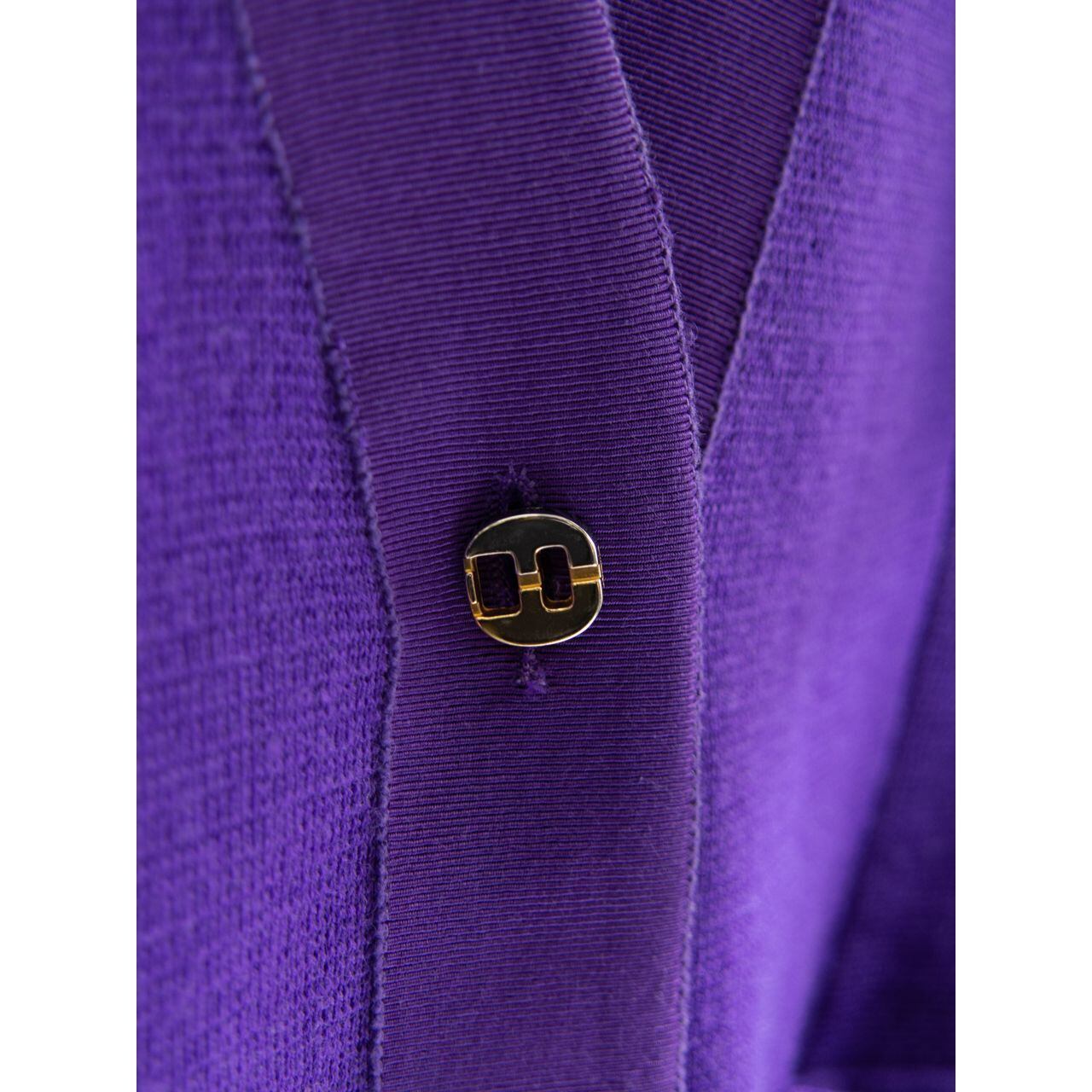 【Salvatore Ferragamo】Made in Italy 100% Wool Knit Cardigan（サルヴァトーレ フェラガモ イタリア製 ウールニットカーディガン）