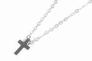 【316L cross necklace】 / SILVER