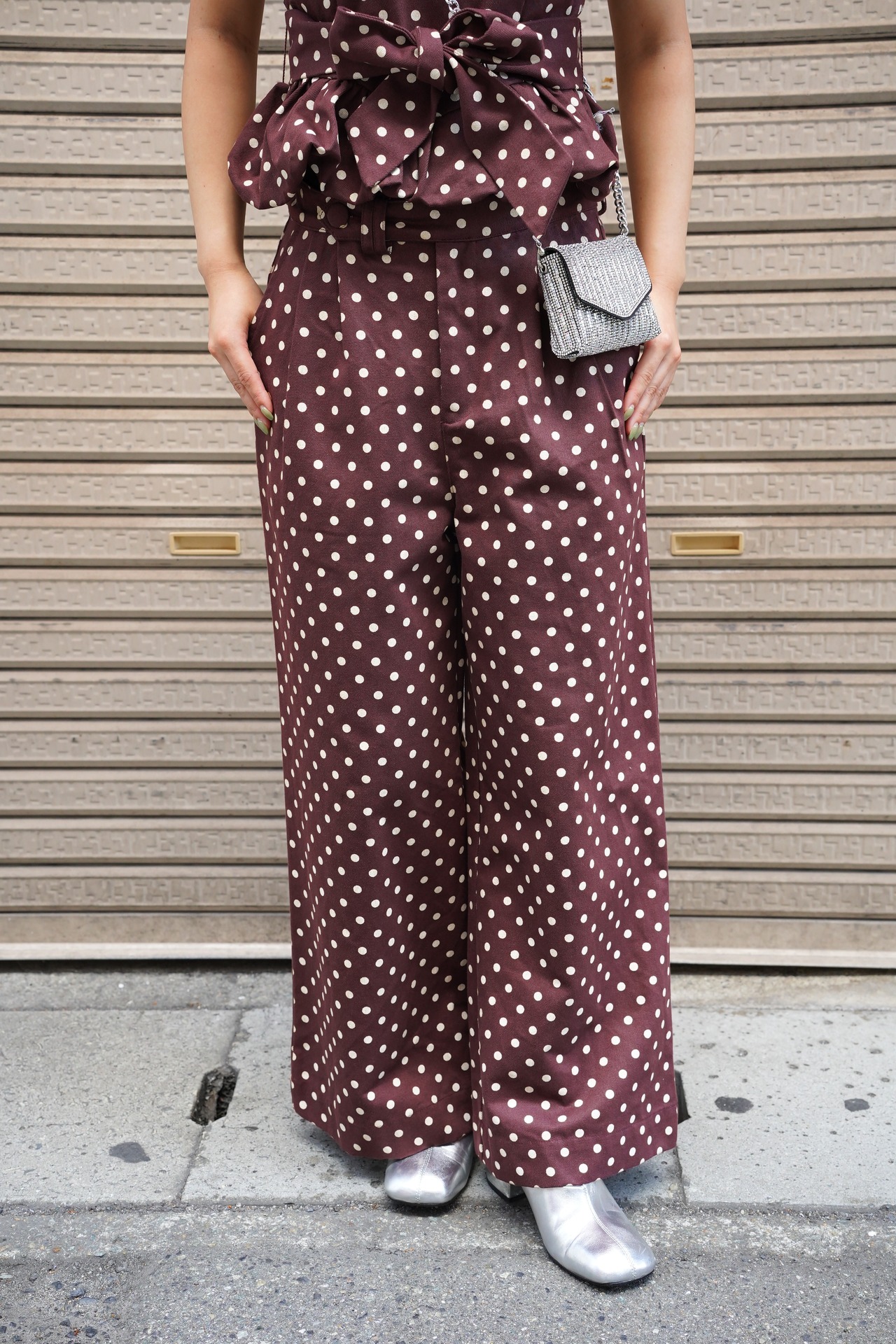 ARLES POLKA DOT TROUSERS