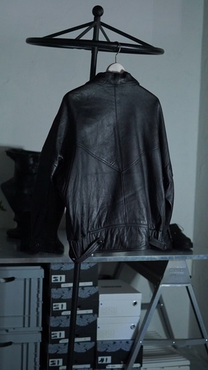 LEATHER DOUBLE BLEASTED JACKET