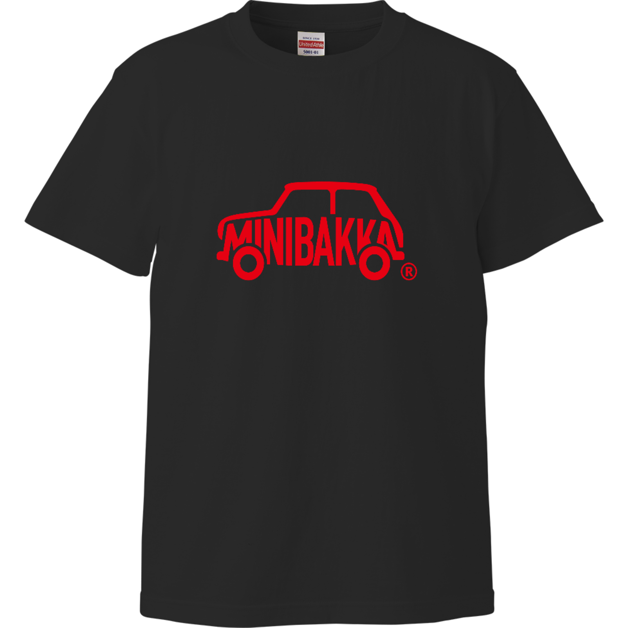 MINIBAKKAオリジナル前面ロゴTシャツ