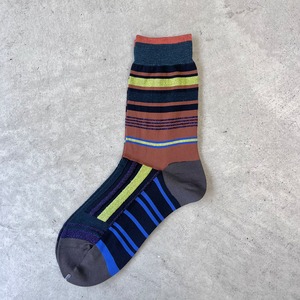COQ KANAKOKAJIHARA /【23−25cm】horizon border socks