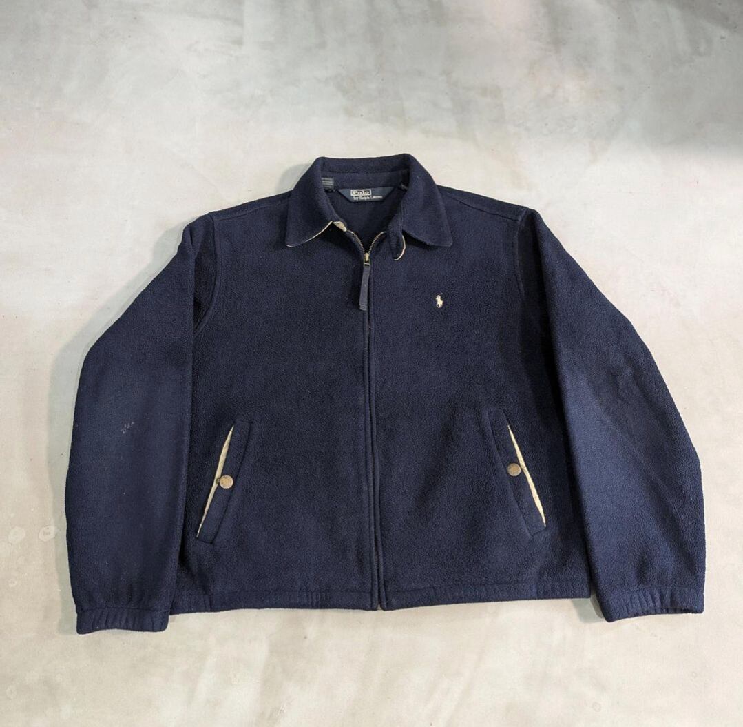 90s ralph lauren POLARTEC zip fleece jaket 小岩店