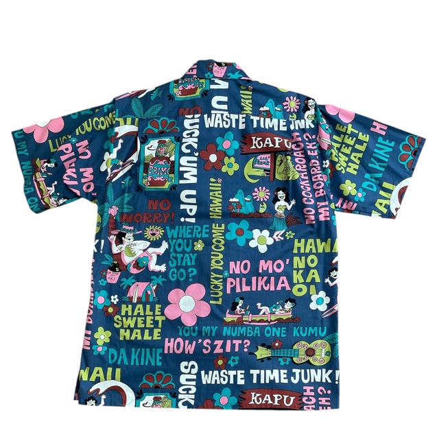 Go Barefoot アロハシャツ / ハワイアンシャツ USA製