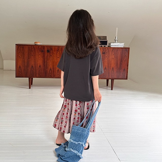 【KID】ペインタードッグプリント半袖Tシャツ - 6