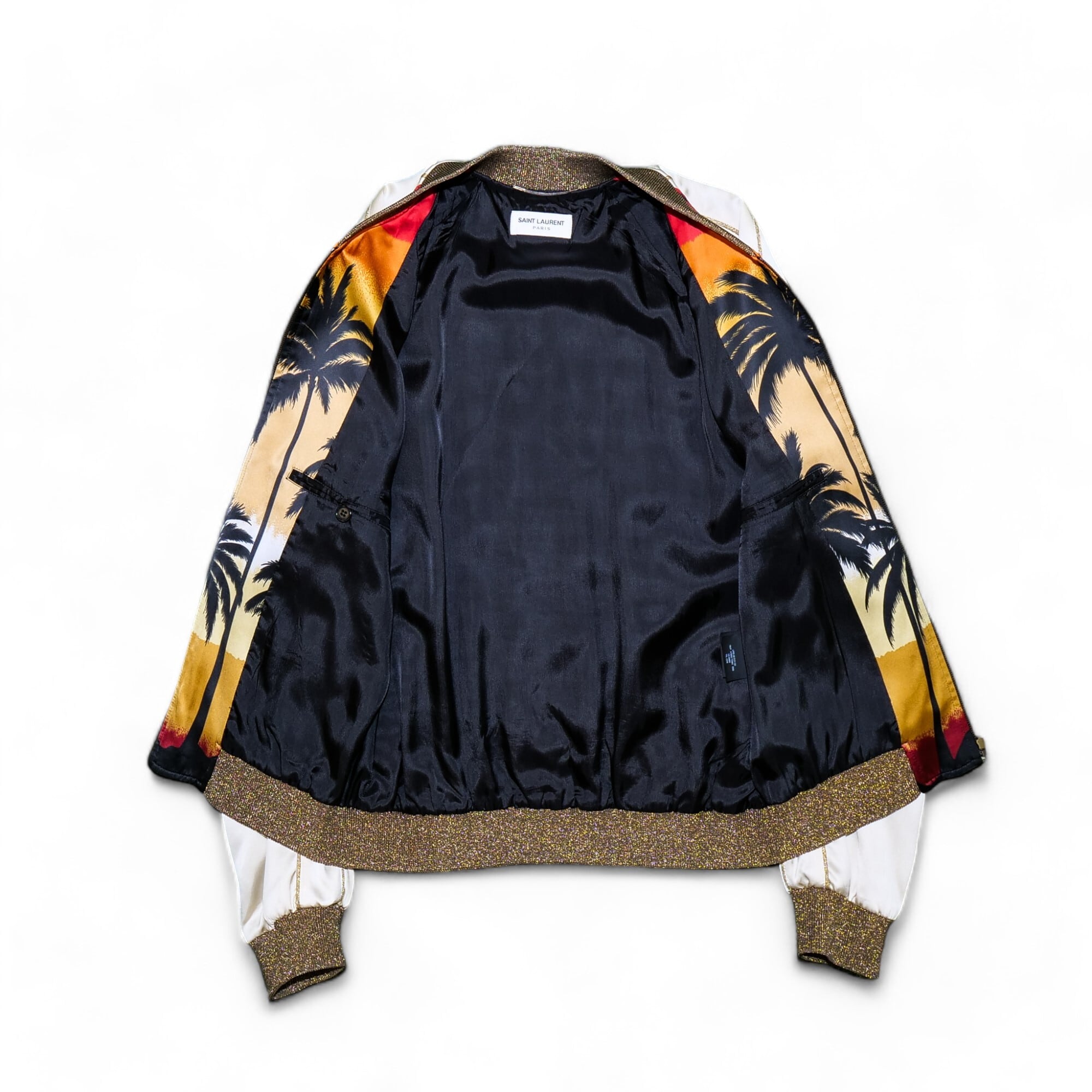 Saint laurent paris サンローランパリ パームツリー スカジャン Saint laurent paris サンローランパリ パームツリー スカジャン