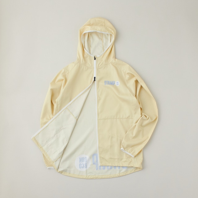 STAMP RUN&CO（スタンプランアンドコー） STAMP HOODIE (CREAM)　メンズ・ウィメンズウィンドシェル