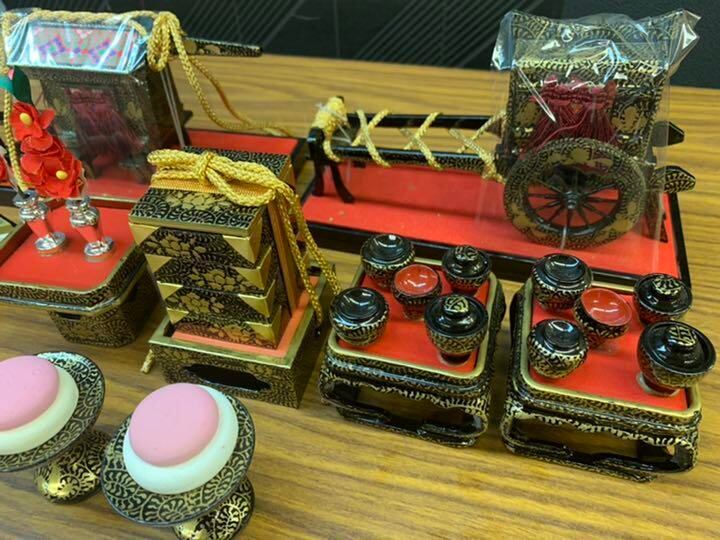 掛盤膳揃　25号　重箱　御所駕籠揃　雛人形　道具セット 掛盤膳揃25号重箱御所駕籠揃雛人形道具セット