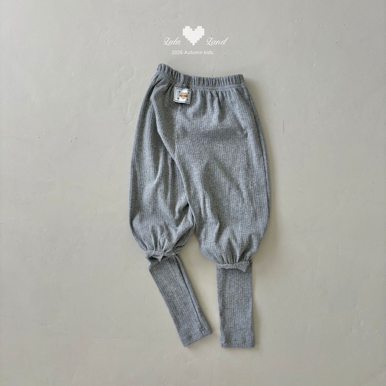 韓国子供服 / LALALAND / 26Autumn / ウォーマー パンツ / 秋服 / キッズ *XS~XL*