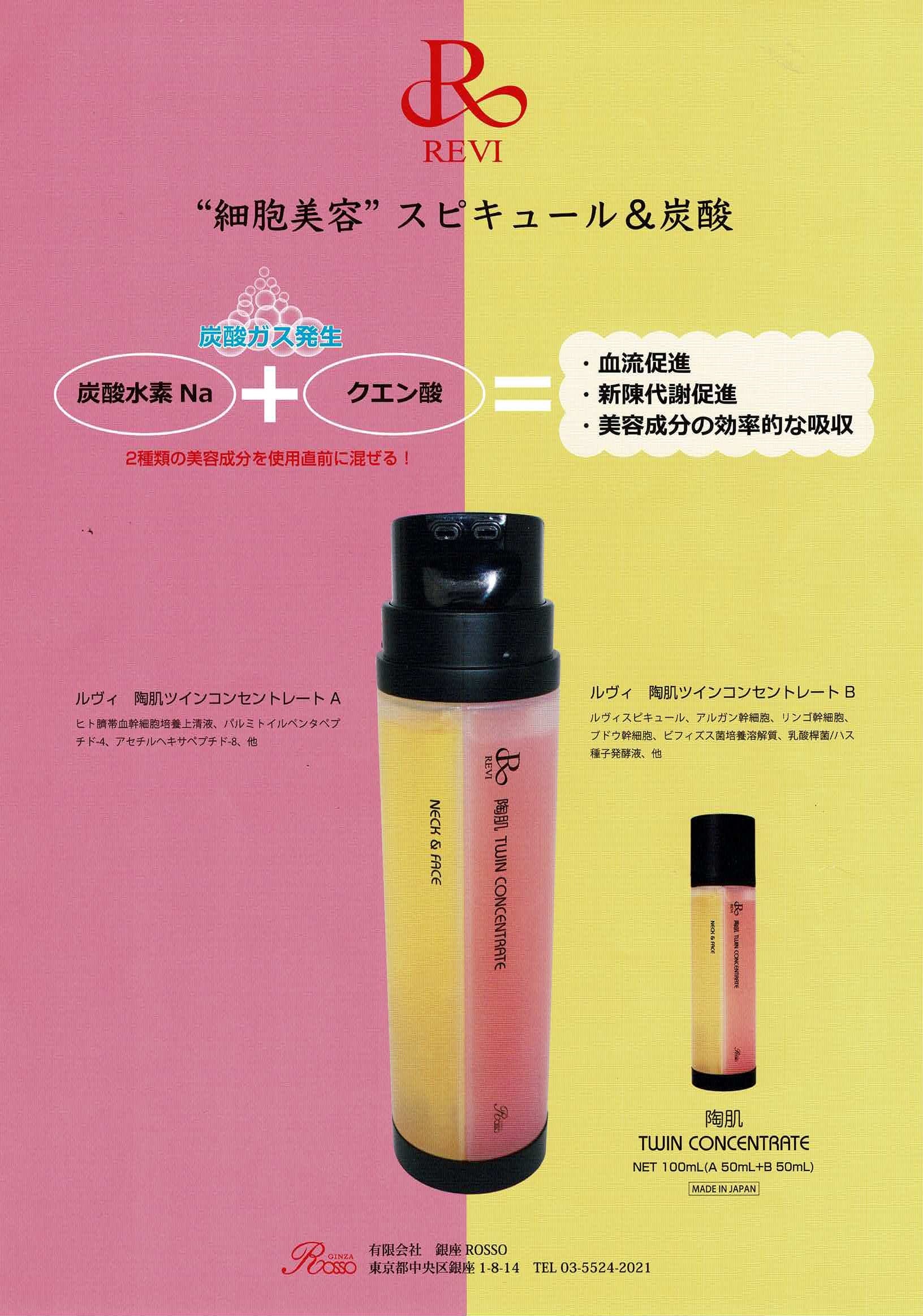 陶肌ツインコンセントレイト NET 100mL( A 50mL＋B 50mL) ルヴィ