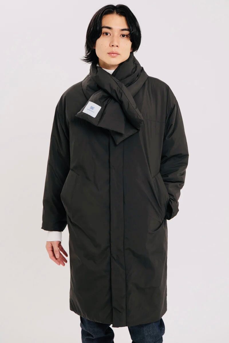 KAPOK KNOT マフラーノットコート -Unisex BLACK | アマテラス鎌倉