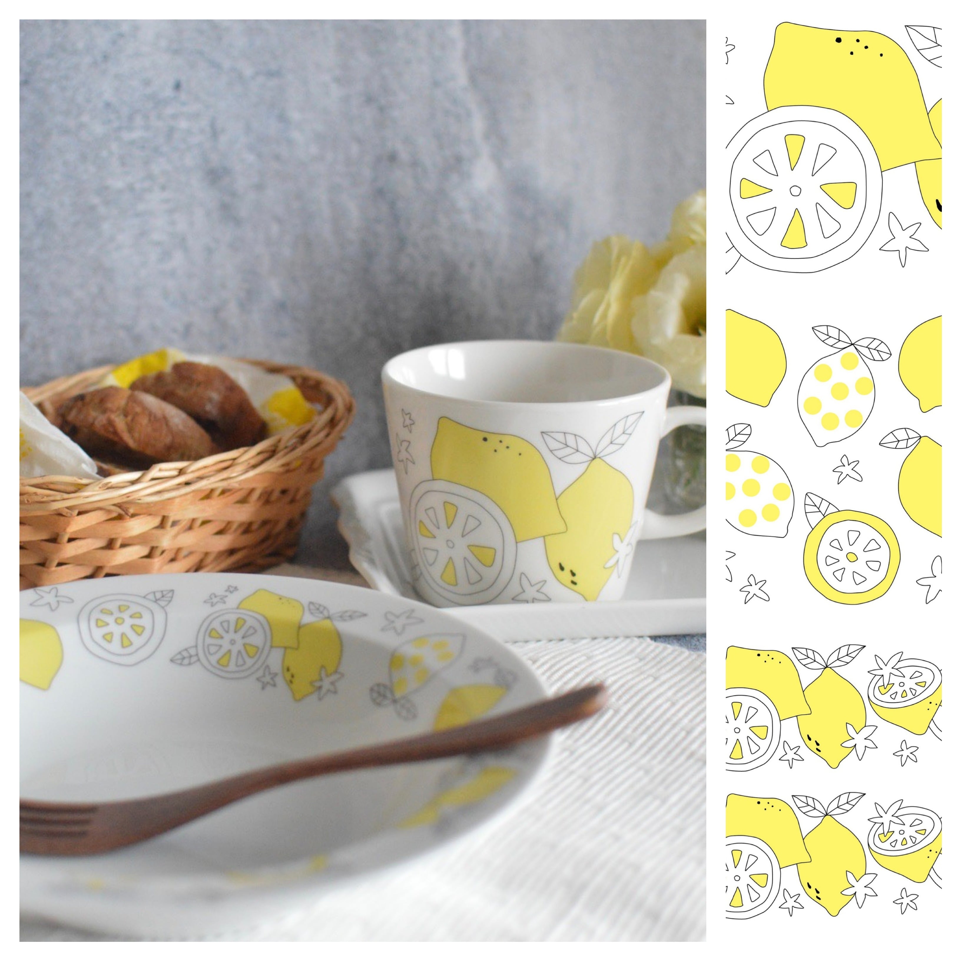 Lemon【cheers】 | ポーセラーツ オーブンポーセ 転写紙 専門店｜MY