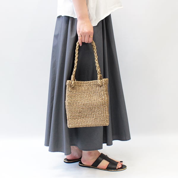 OUTERSANSET abaca basket bag