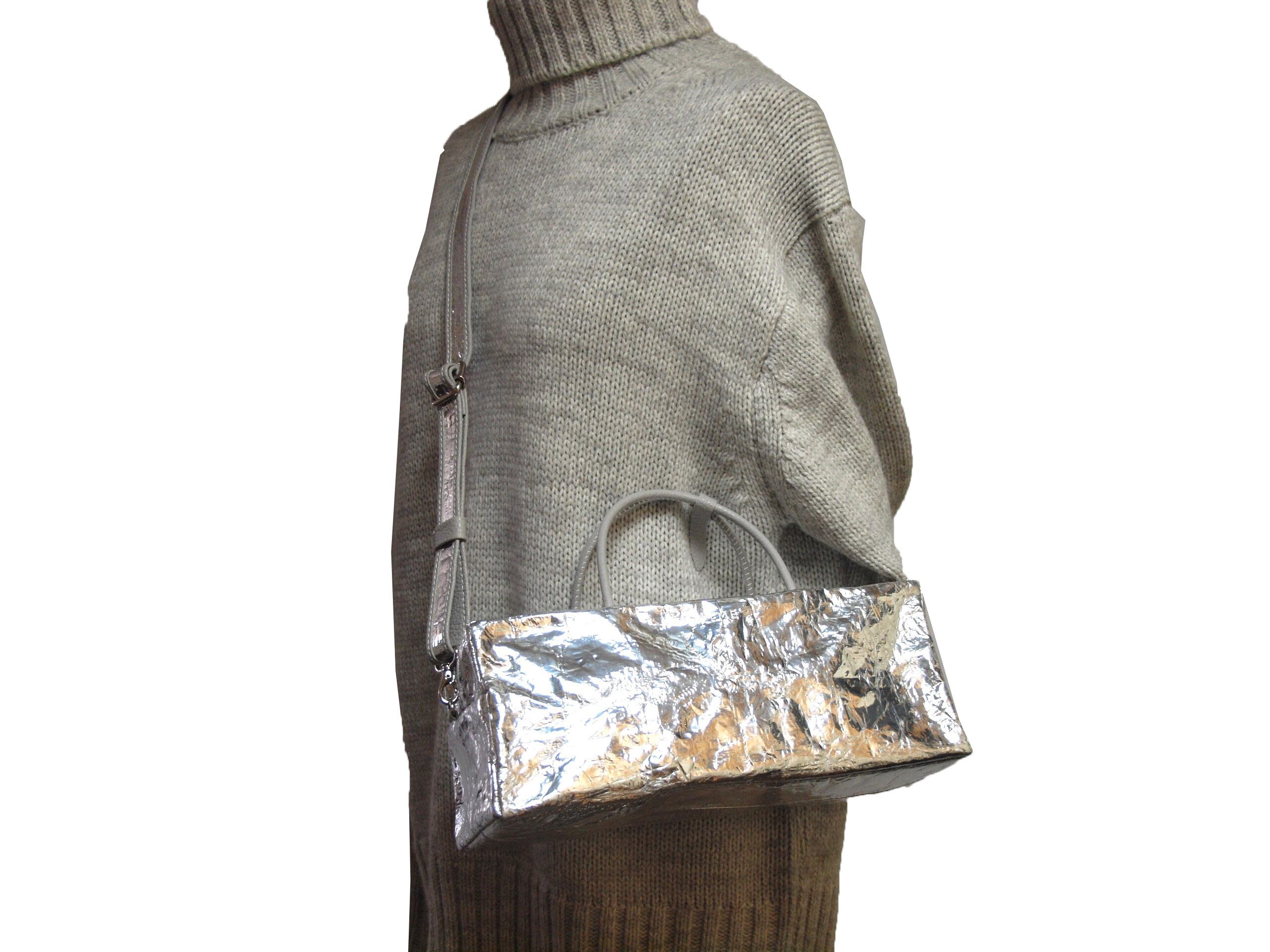 CREME M78 839 ライムグリーン 2WAYショルダーバッグ横 | monterosa