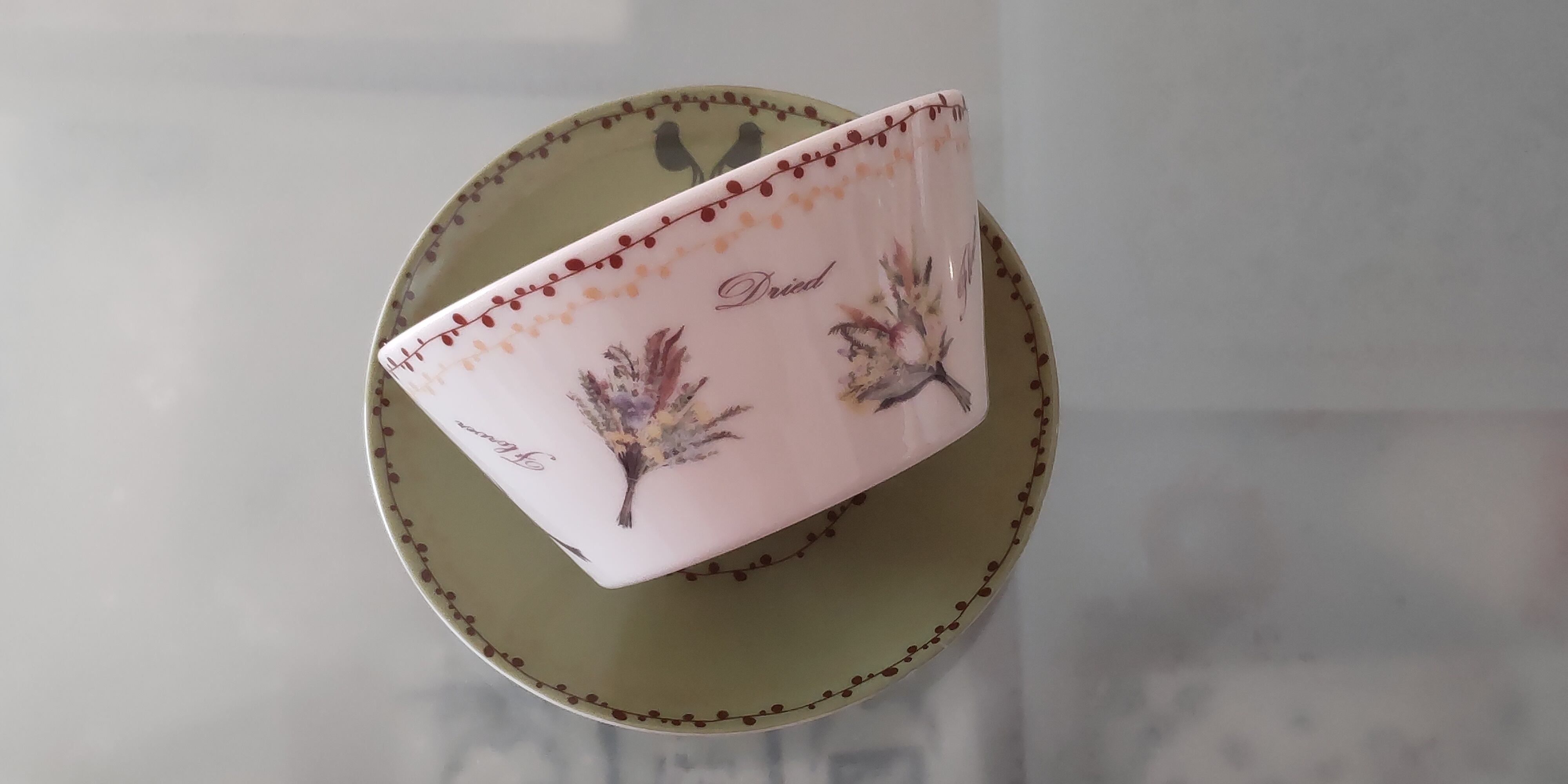 ポーセラーツ転写紙　Dried　flowers　　 A4タイプ