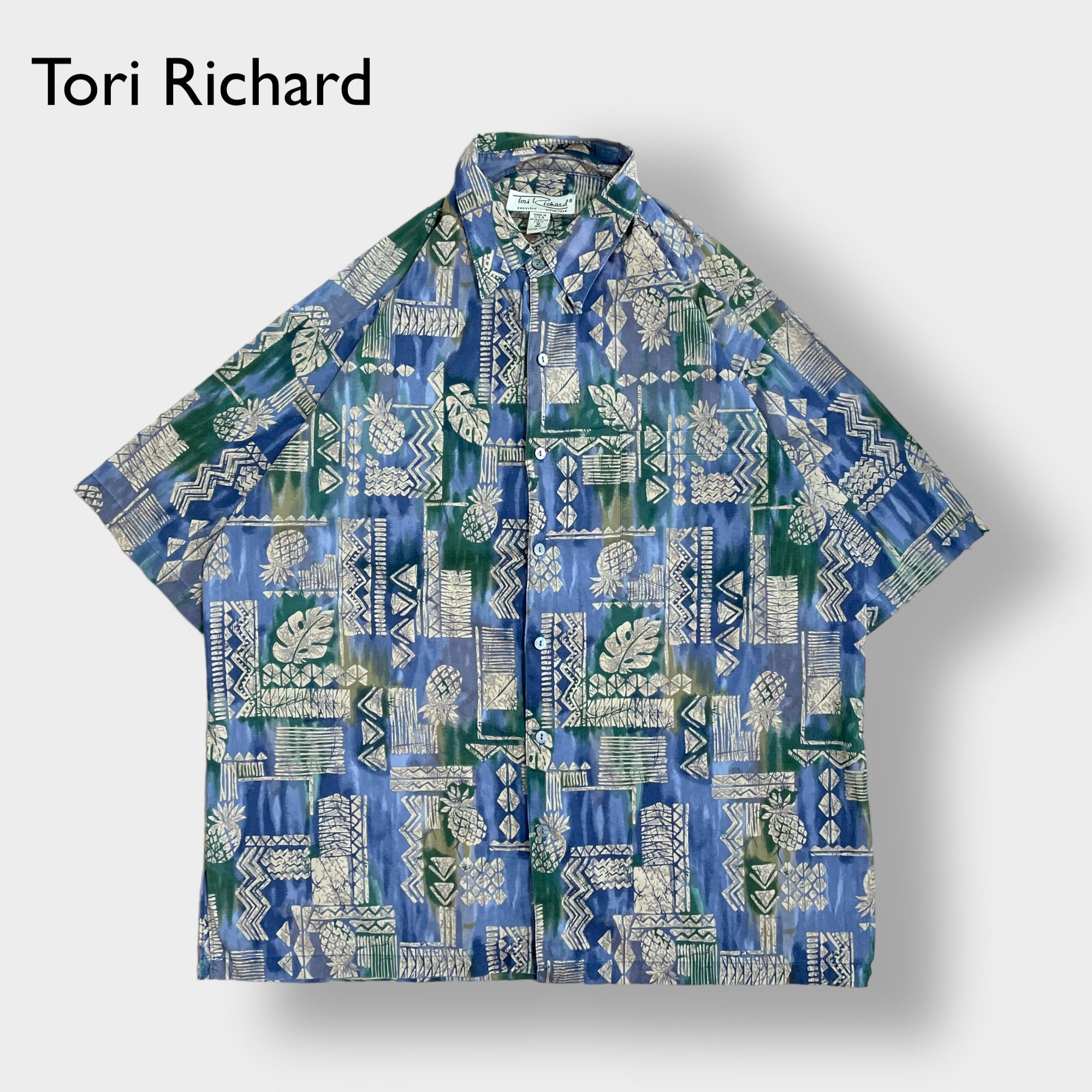 『Tori Richard』トリリチャード (M) アロハシャツ/オープンカラー