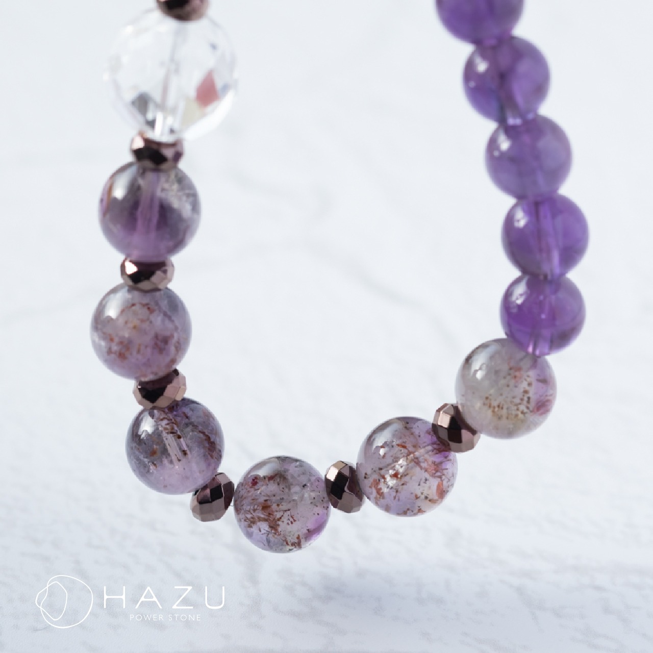 天眼模様／新たな可能性を開く23種の奇跡［オーラライト23／アメジスト／水晶］