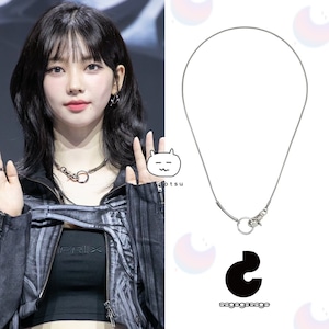 ★aespa カリナ 着用!!【sagegasage】3WAY STEEL NECKLACE