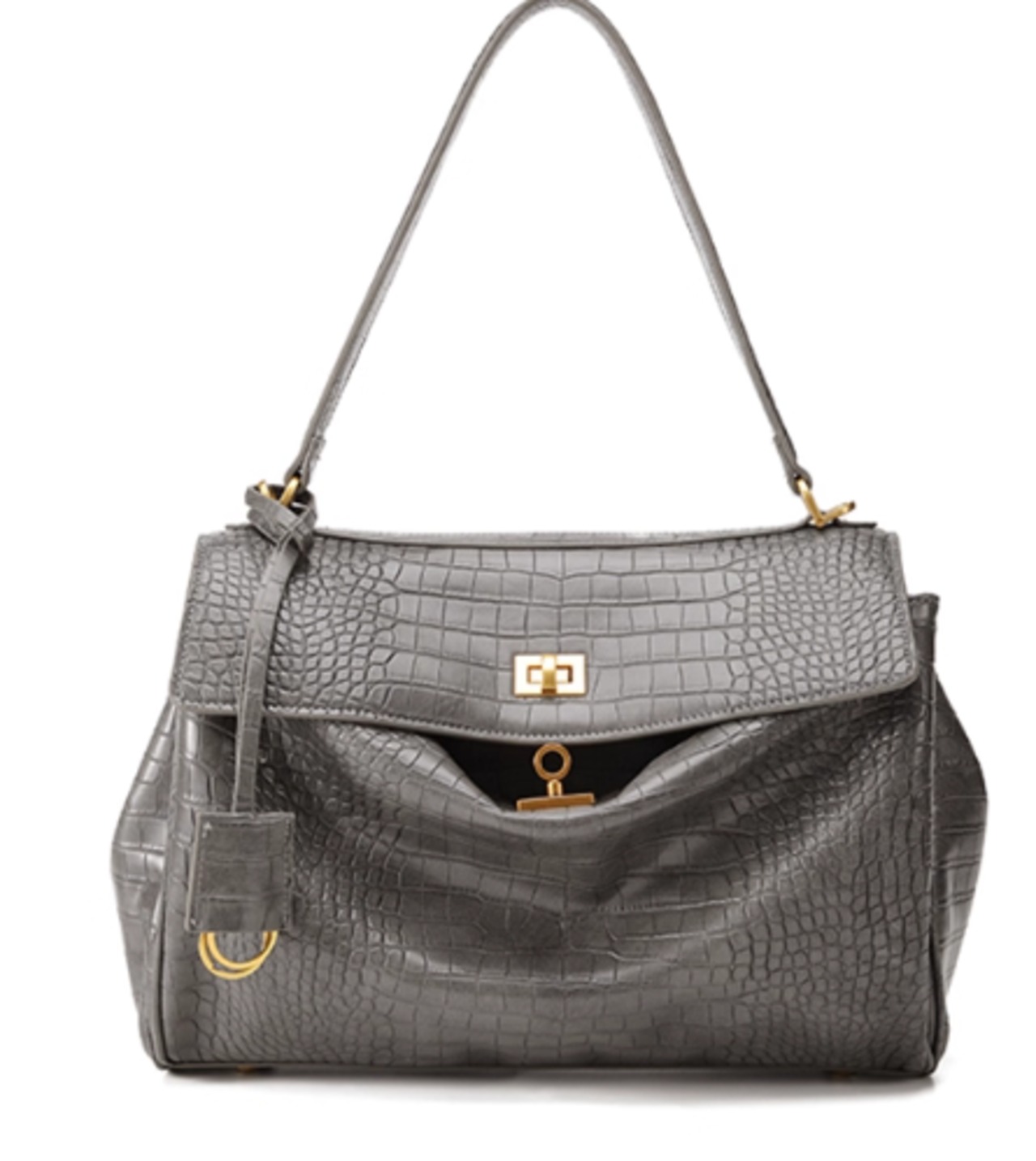 クロコダイル柄ショルダーバッグ