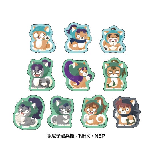 忍たま乱太郎 どうぶつフォーゼ フレークシール 壱ノ段