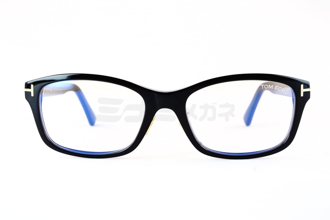 TOM FORD メガネ TF5724-D-B 001 スクエア ブルーライトカット ITALY
