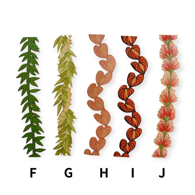 【Sサイズ】LEI WRAPS ステッカー / BAMBOO STIKERS ハワイ