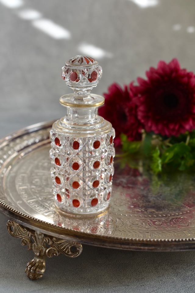 【Antique Baccarat】Perfume Bottle SS (DIAMANTS PIERREIES D.1777)