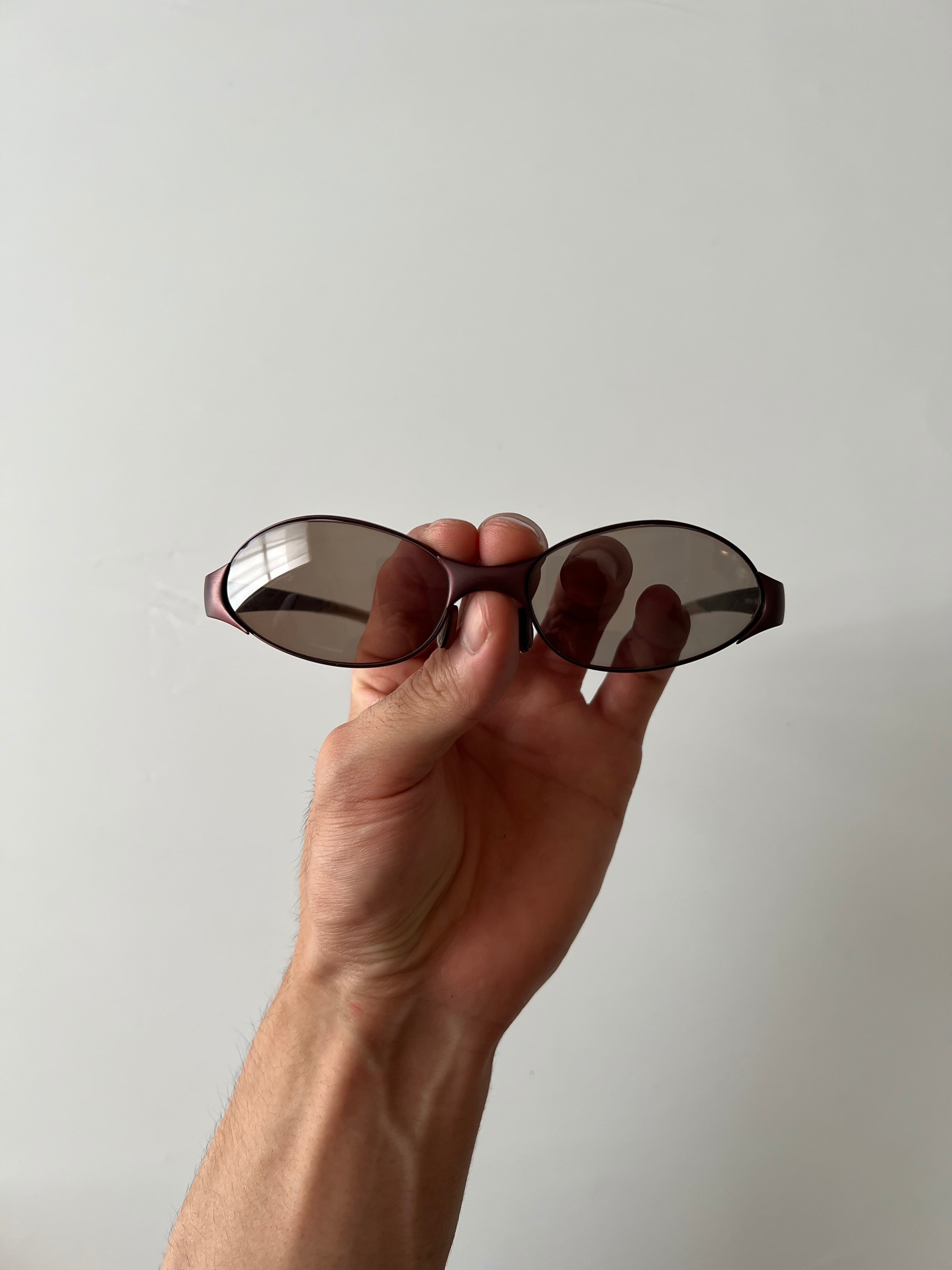 PRADA ARCHIVE METALLIC SUNGLASSES 00s | triptraproll
