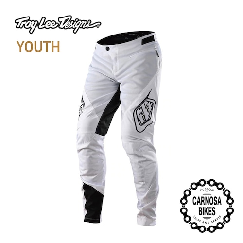 【Troy Lee Designs】SPRINT PANTS YOUTH [スプリントパンツ ユース] White キッズ用 限定カラー