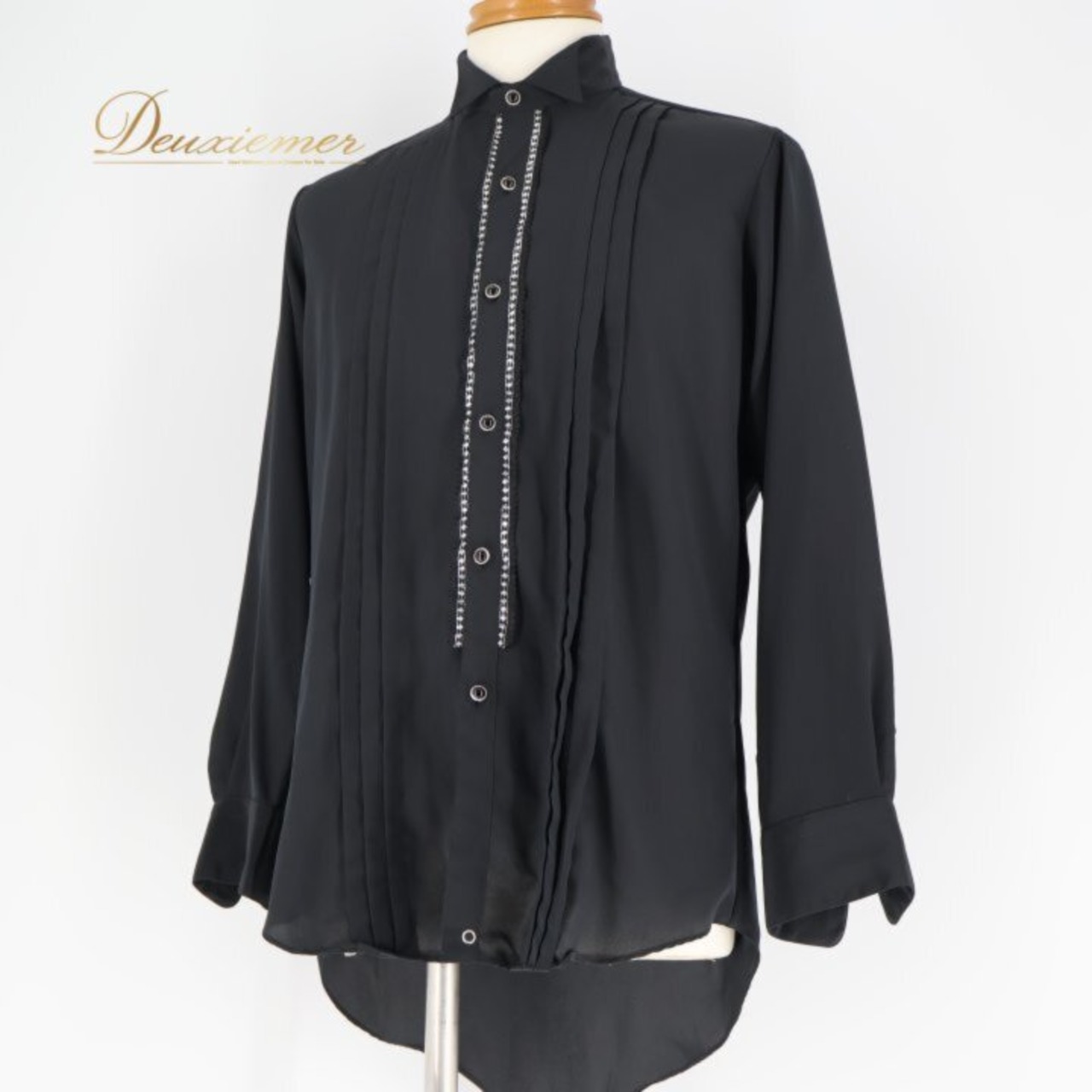 社交ダンス 衣装 まとめ売り セット シャツ ブラウス MAISON DE DANSE ブラック系 ホワイト系 黒 白 メンズ 男性 レッスン 練習着 ダンス パーティ 発表会 長袖 長袖シャツ フォーマル 舞台衣装 衣装用シャツ ダンスウェア 競技用 練習用